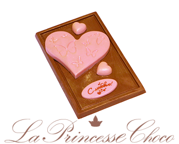 Шоколадная открытка "Сердце"