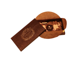 Микс фигурного шоколада в деревянной VIP коробке