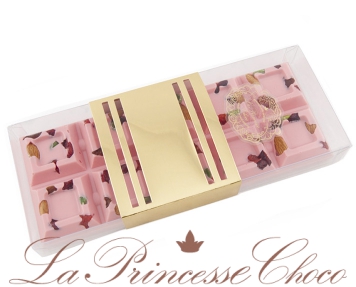 Шоколад розовый со вкусом клубники  XL, 500 г.