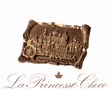 Шоколадная открытка «Москва»
