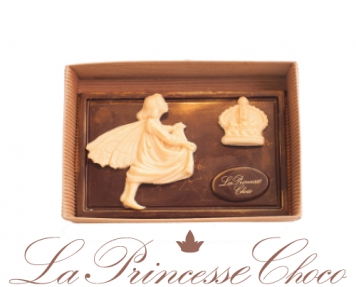Шоколадная открытка «La Princesse Choco»